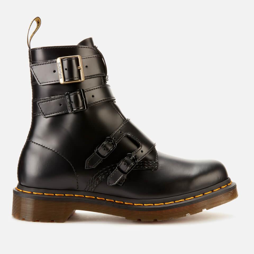Dr. Martens Blake Ii Leather Buckle Chelsea Boots in Black | Lyst Canada