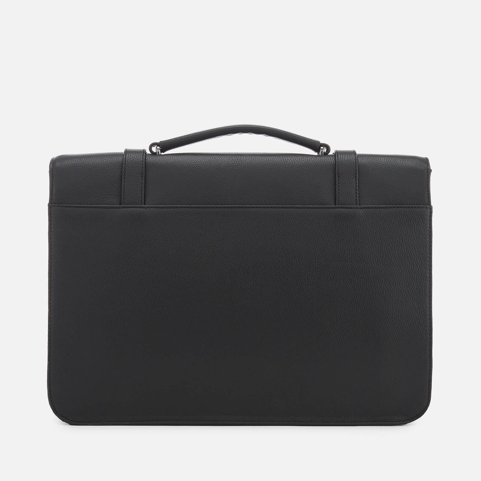 Ted Baker Nevada Leather Satchel in Black | Lyst