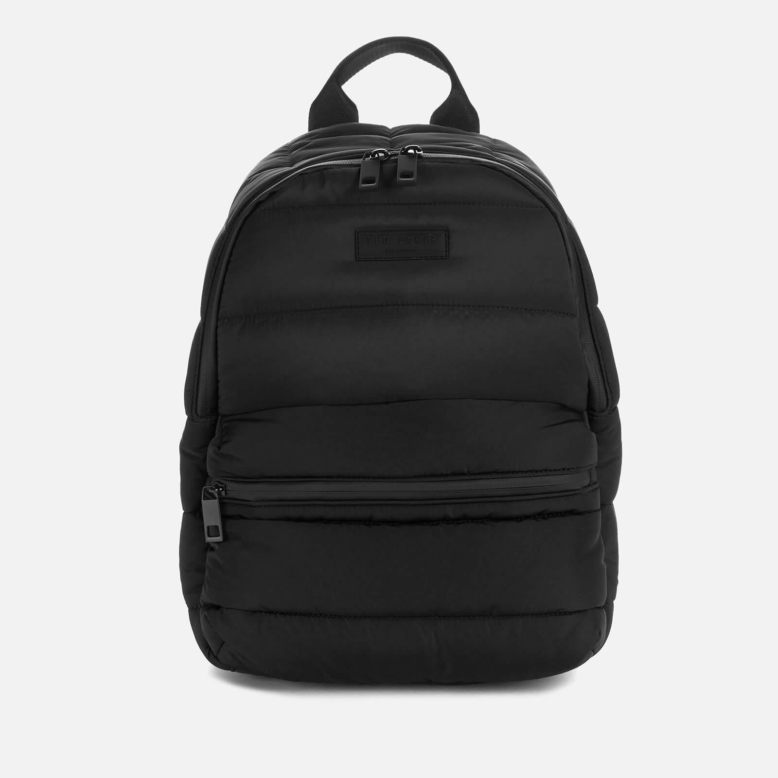 Ted Baker Nenah Nylon Zip Backpack in Black | Lyst