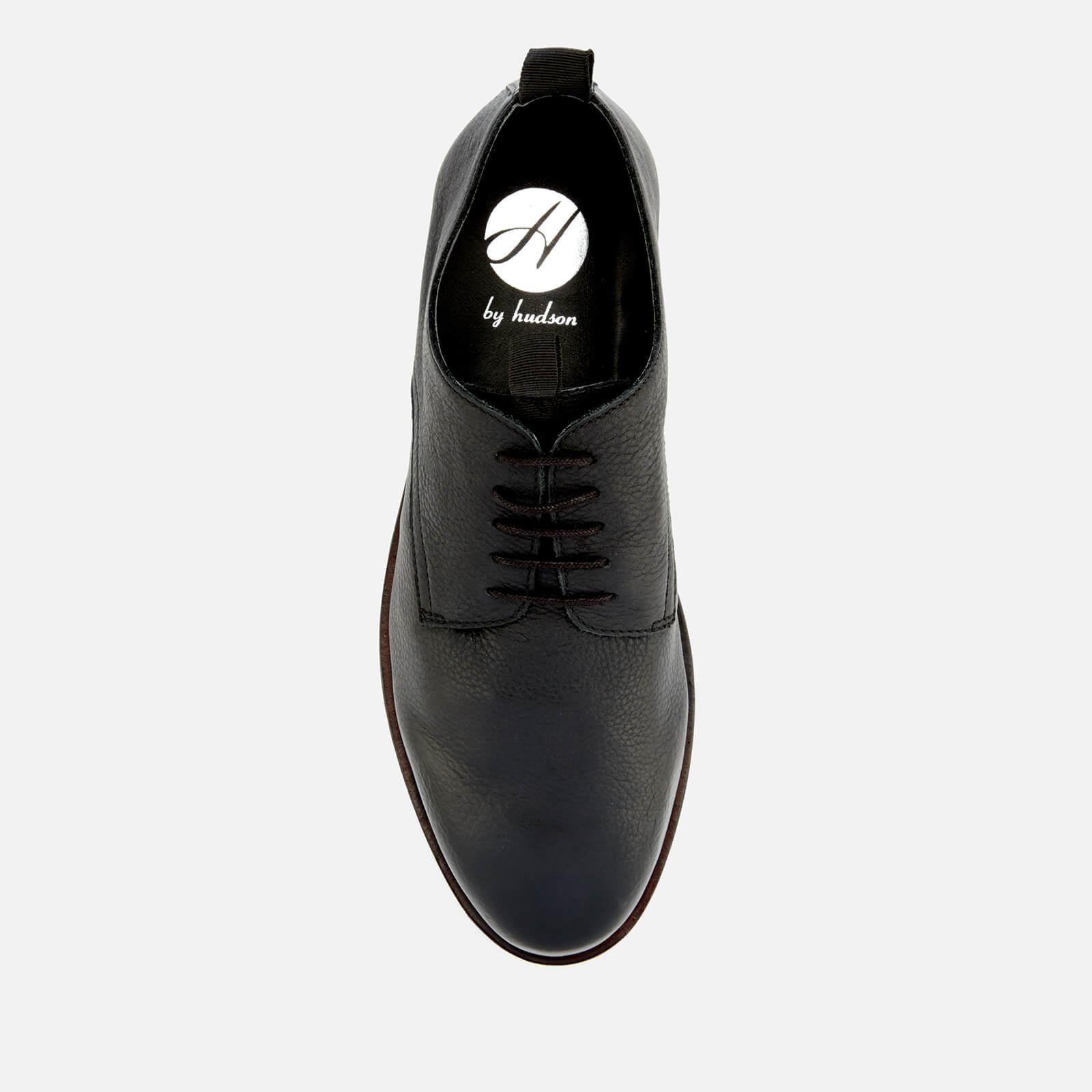 H by Hudson Barnstable Leather Derby Shoes in Black for