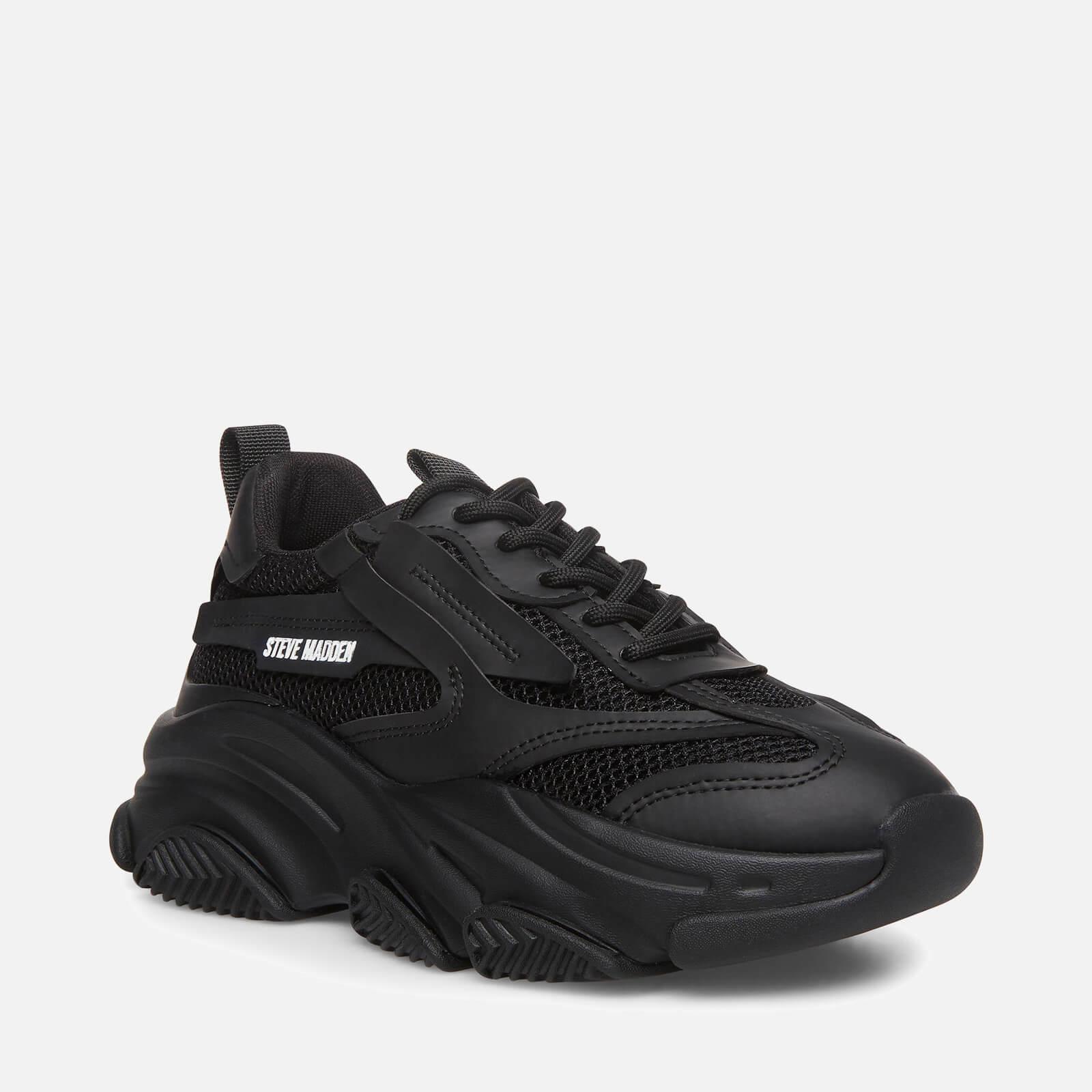 Steve Madden Possession Running Style Trainers in Black | Lyst