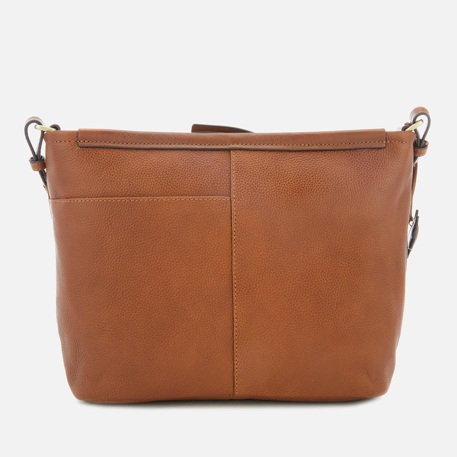 Radley Leather Patcham Palace Medium Cross Body Bag Ziptop in Tan