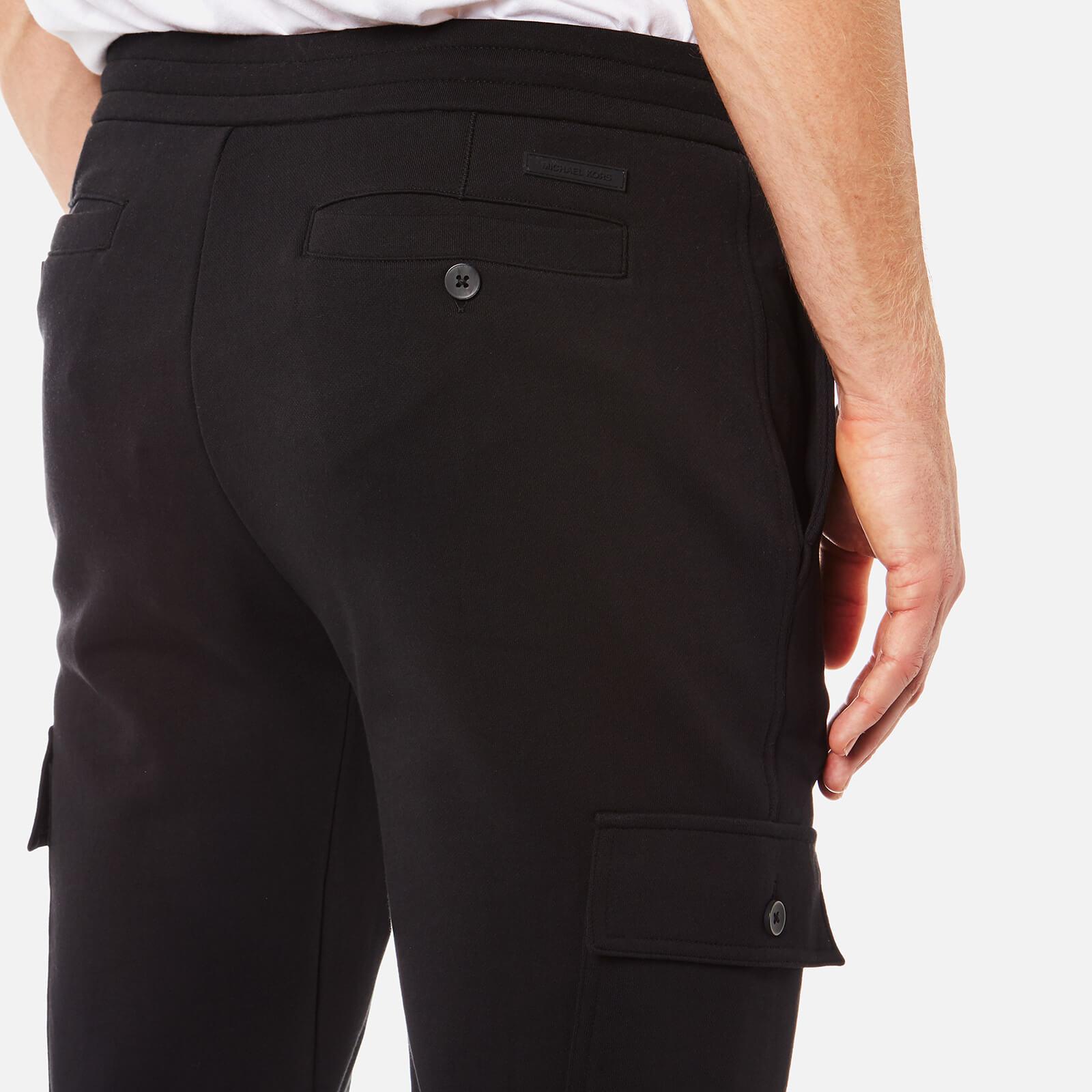 Lyst - Michael Kors Terry Cargo Sweatpants in Black for Men