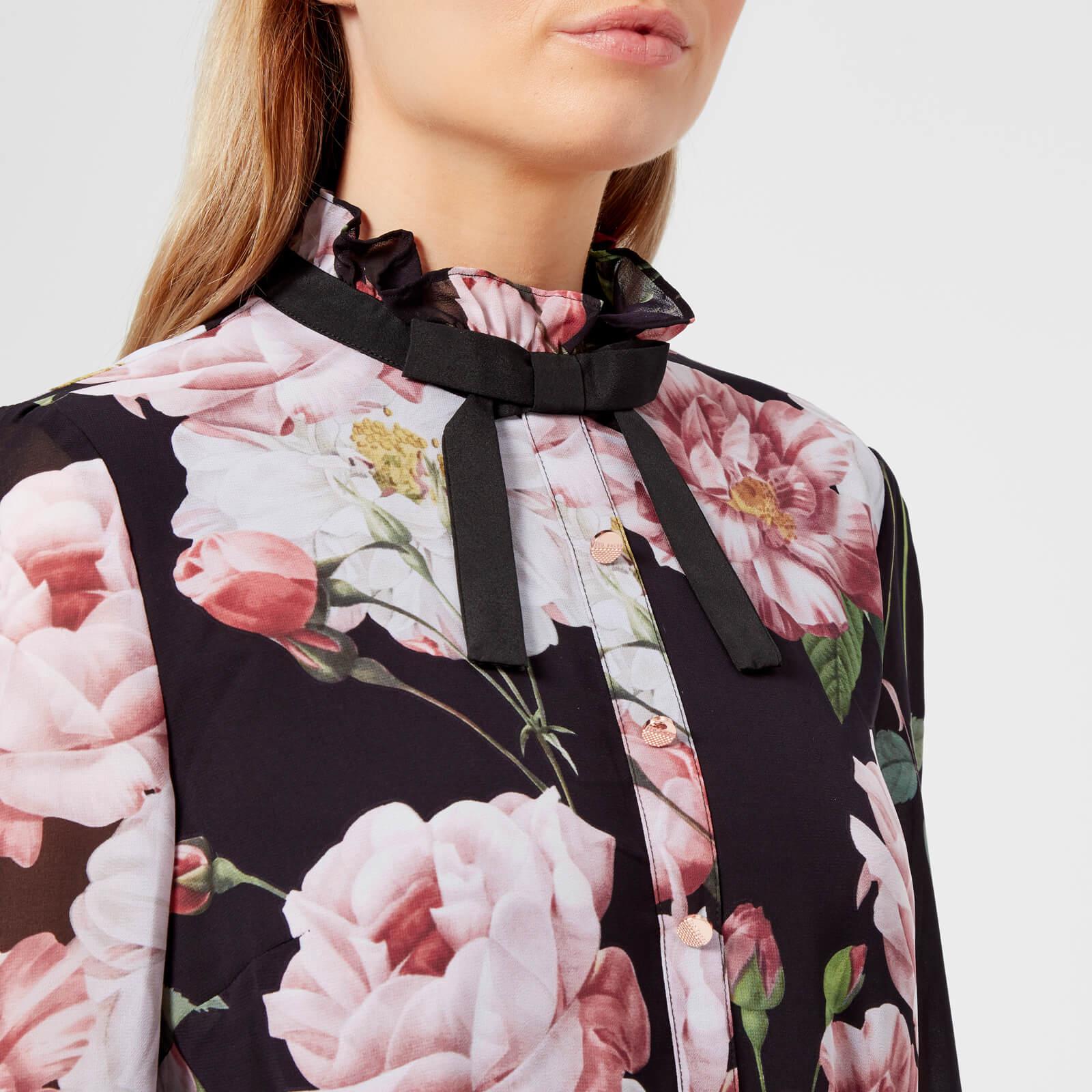 daysea iguazu frill bow sleeve dress