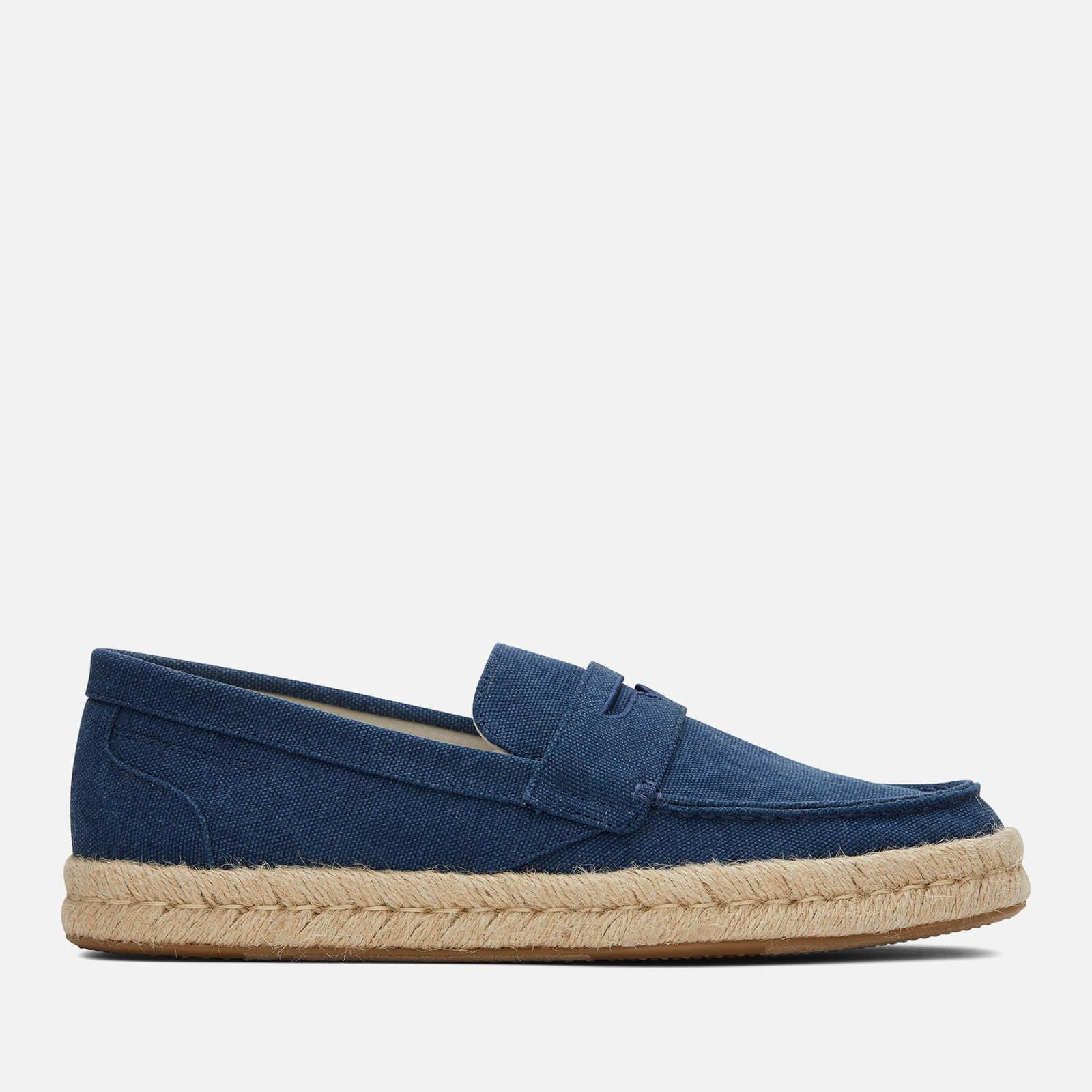 TOMS Stanford Rope 2.0 Canvas Loafers in Blue for Men | Lyst