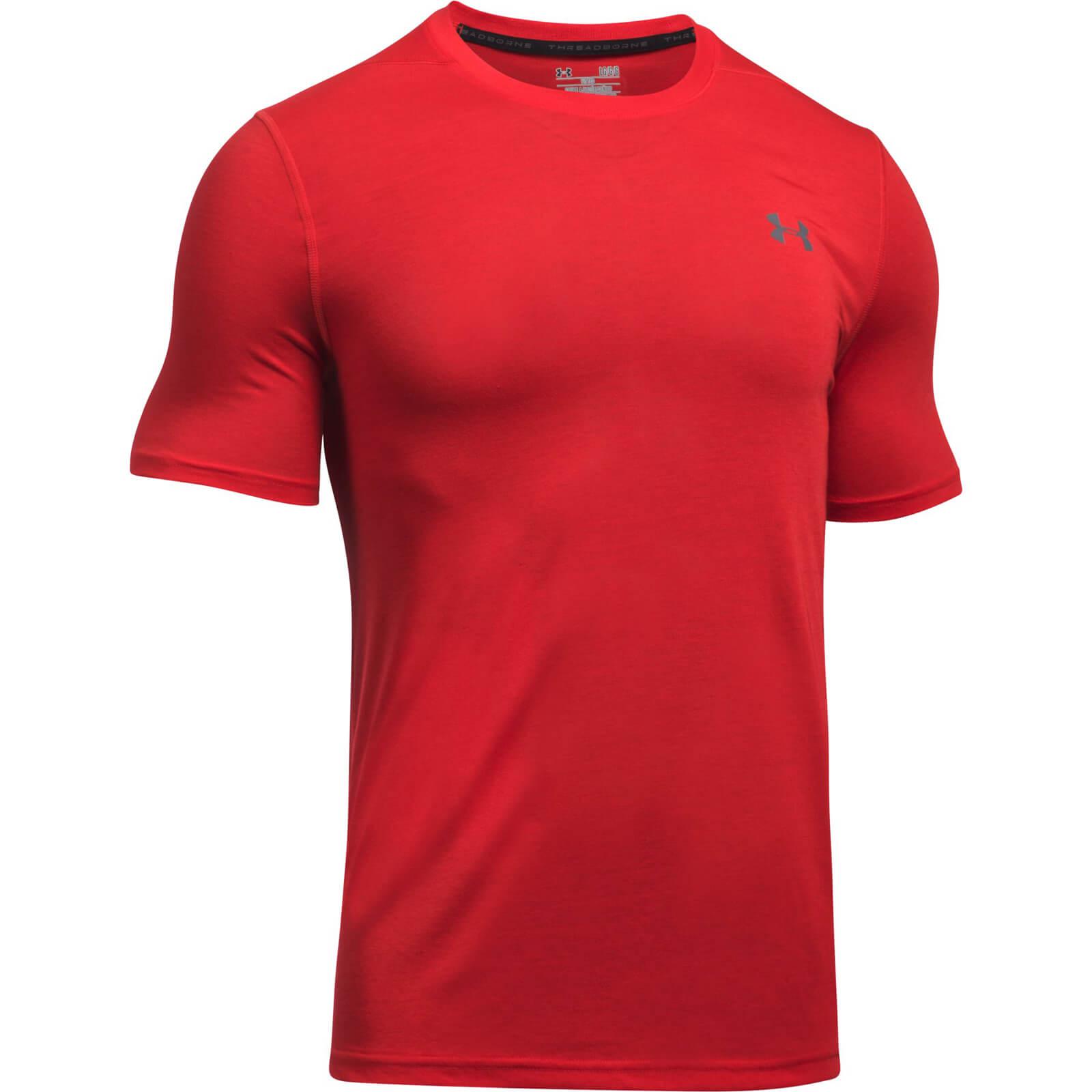 Under Armour Synthetic Siro Fitted Short Sleeve Shirt in Red for Men Lyst