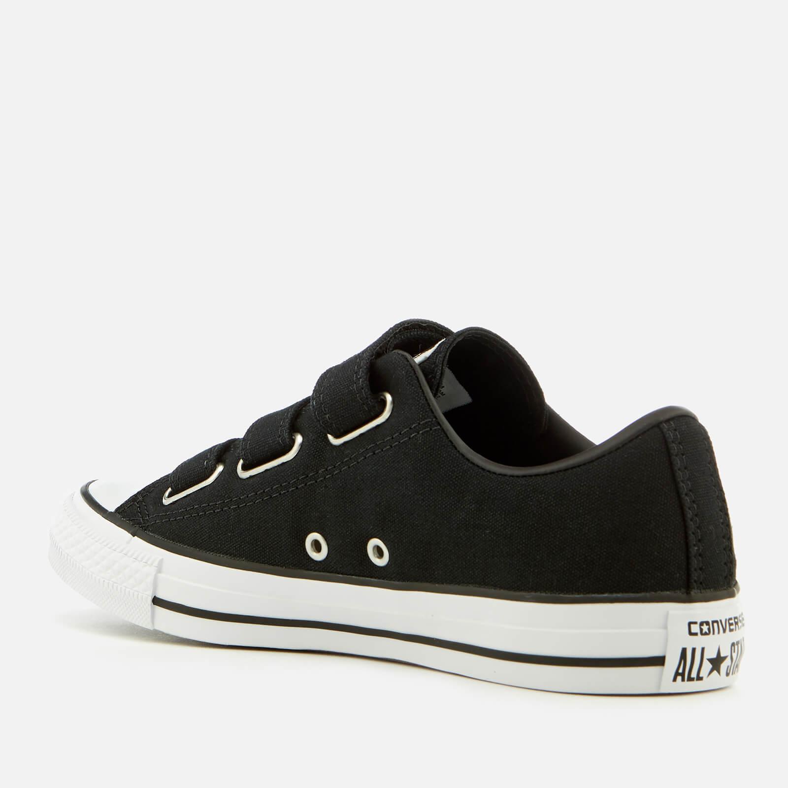 Converse Canvas Chuck Taylor All Star 3v Ox Trainers in Black for Men | Lyst