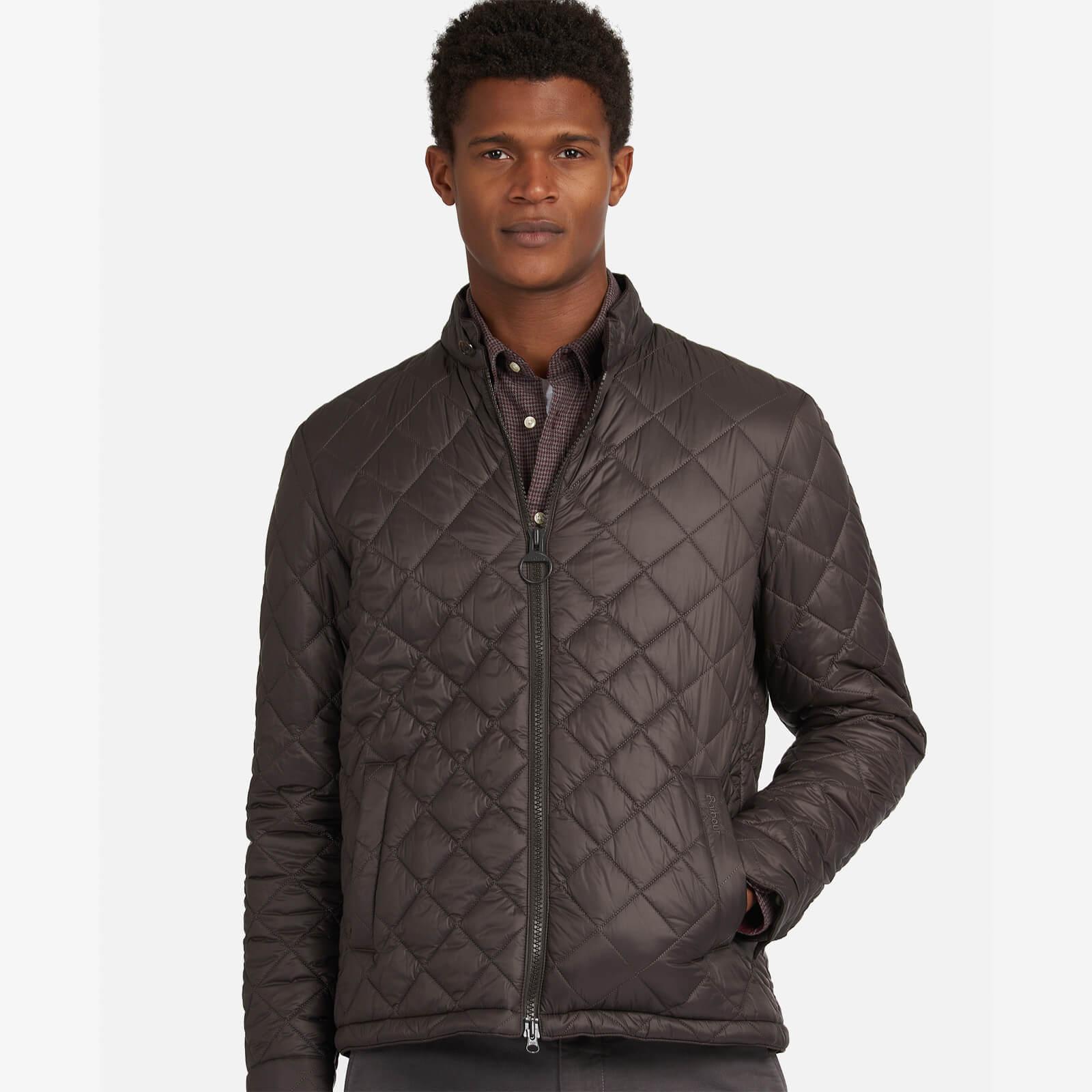 Barbour Harrington Quilted Jacket in Brown for Men | Lyst
