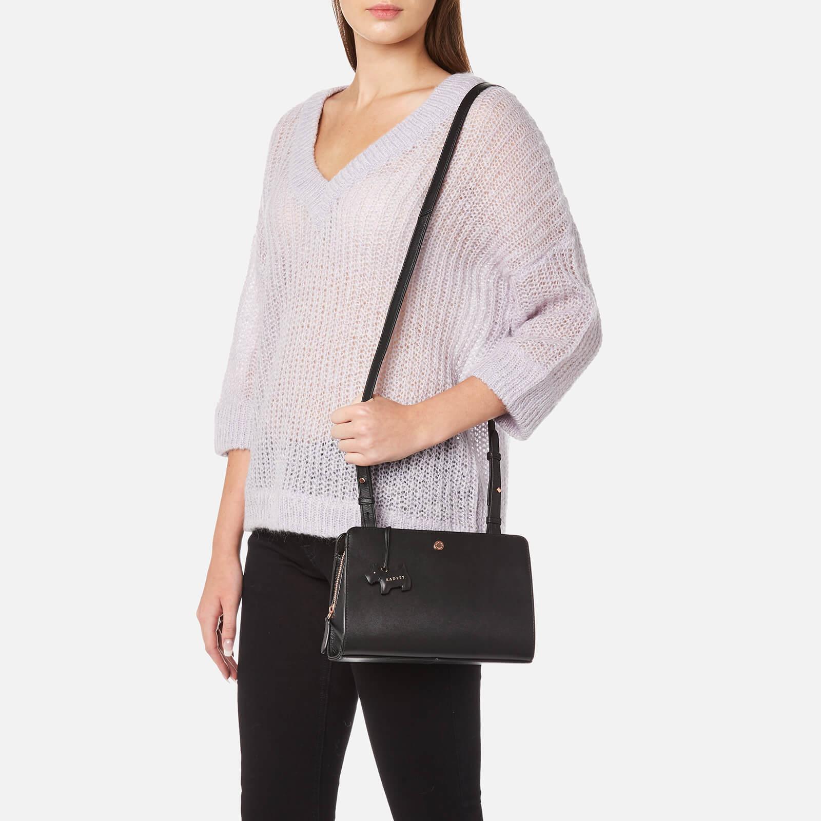 Radley Leather Liverpool Medium Ziptop Cross Body Bag In Black Lyst