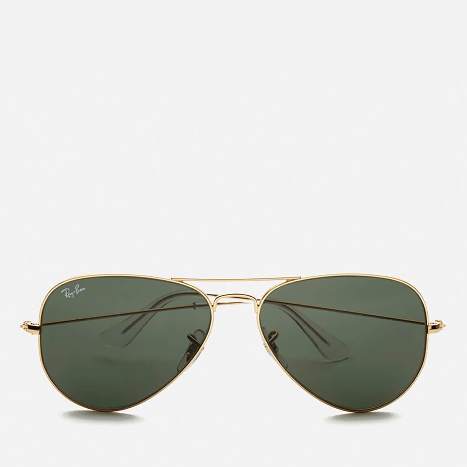 Ray Ban Aviator Large Metal Sunglasses 58mm In Green Lyst 