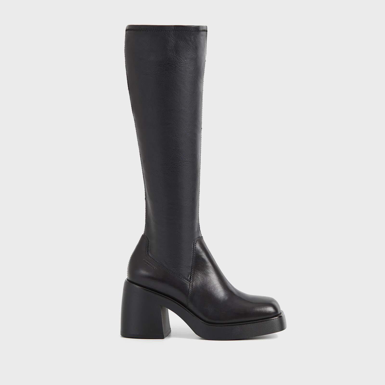 Vagabond Shoemakers Brooke Stretch Leather Heeled Knee High Boots in ...
