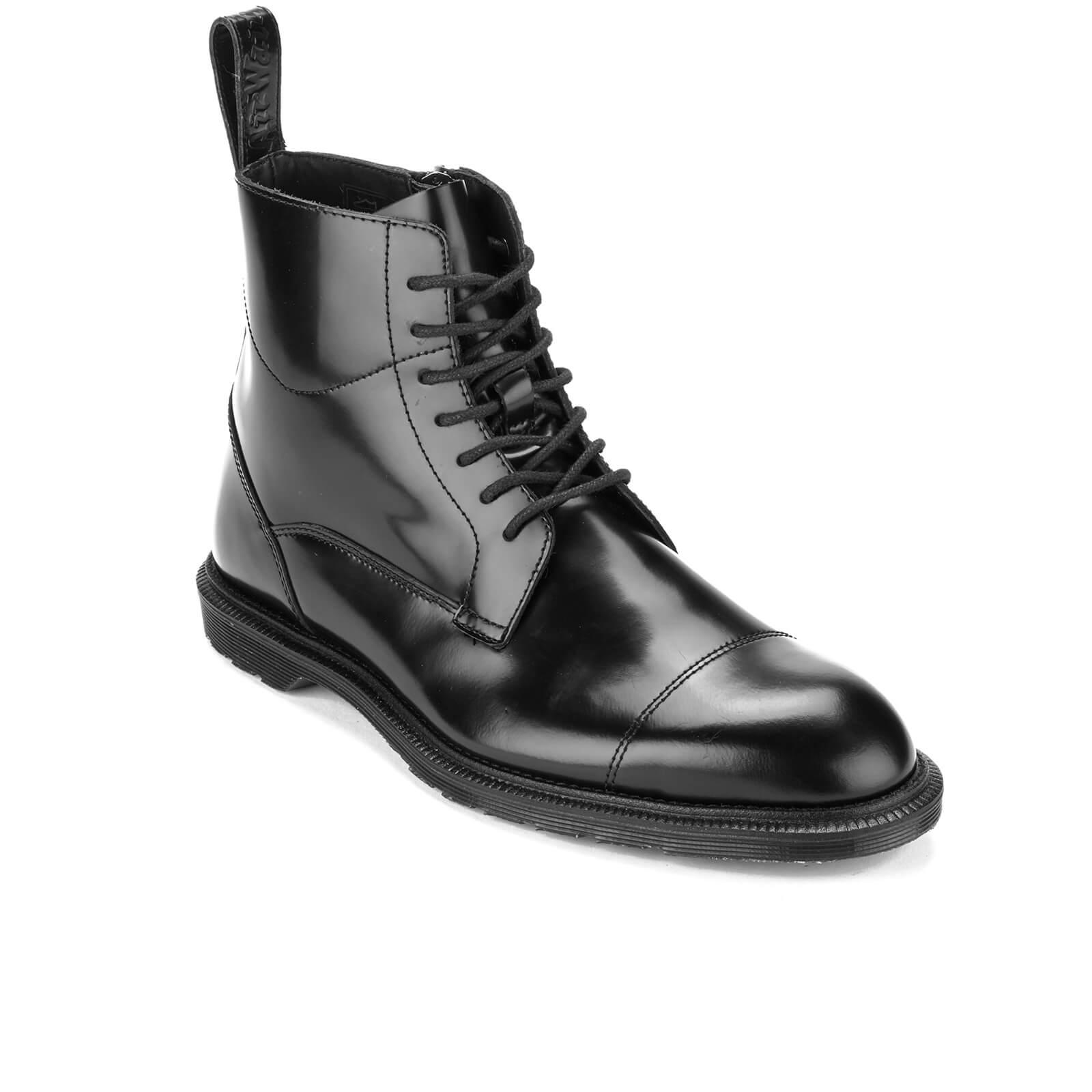 Dr. Martens Henley Winchester Polished Smooth 7-eye Zip Boots in Black for  Men | Lyst