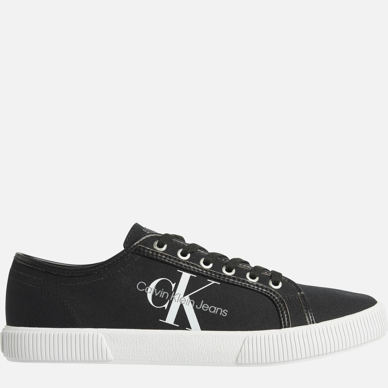 Calvin Klein Essential Vulcanised Trainers in Black for Men | Lyst