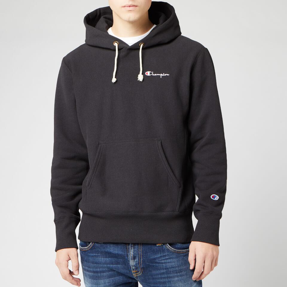 Champion Small Script Hooded Sweatshirt in Black for Men - Save 67% - Lyst