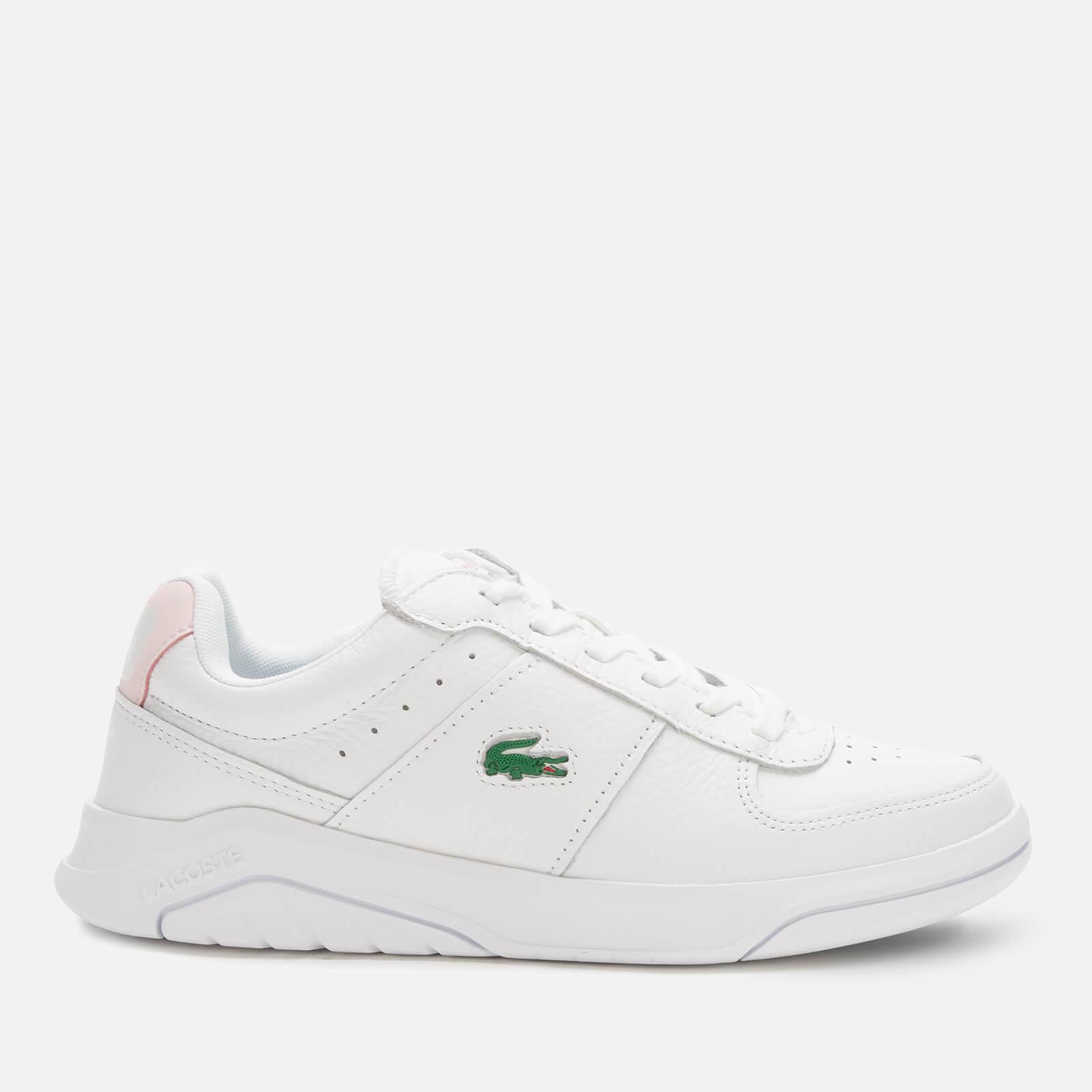 Lacoste Game Advance 0722 1 Nubuck Tennis Style Trainers in White