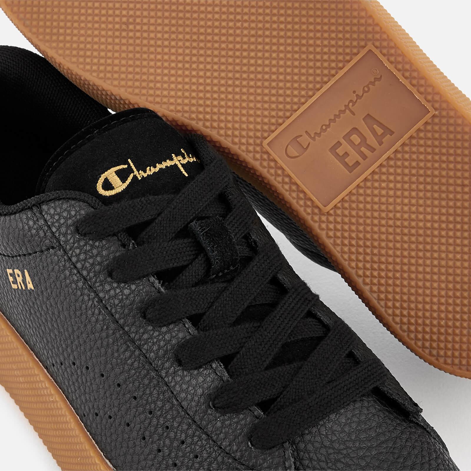 Champion Leather Trainers in Black Canada