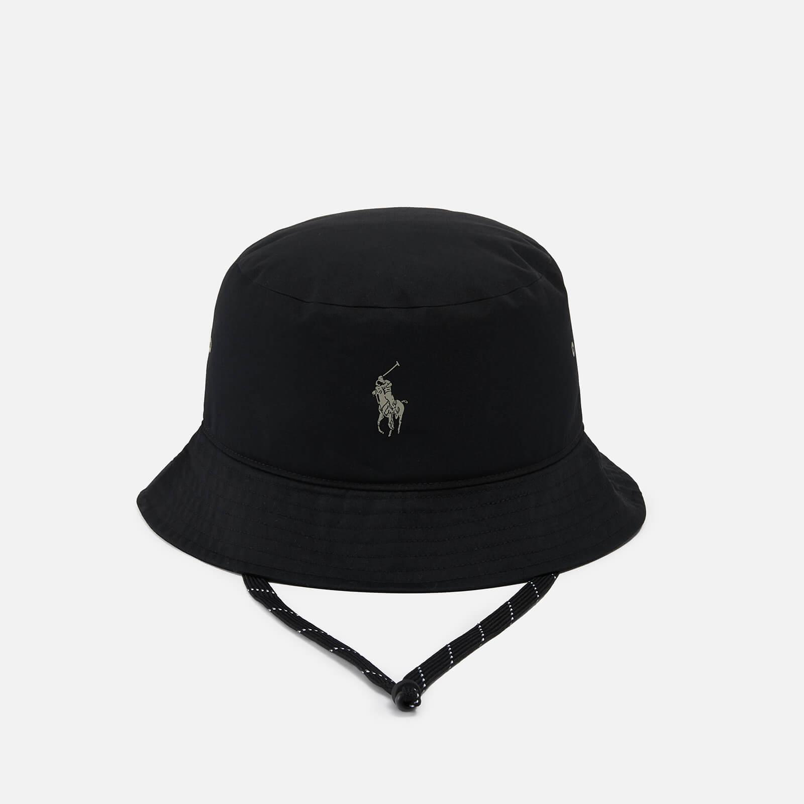 Polo Ralph Lauren Waterproof Shell Bucket Hat in Black for Men | Lyst