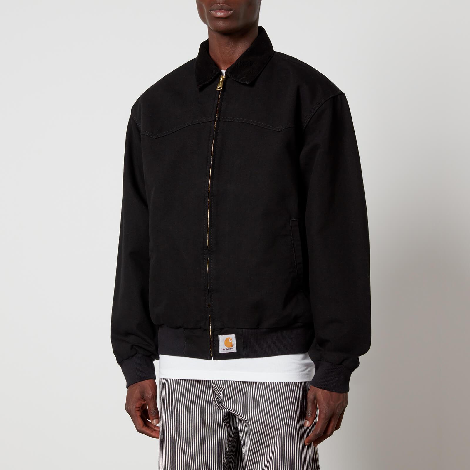 Carhartt WIP Og Santa Fe Cotton-canvas Jacket in Black for Men | Lyst