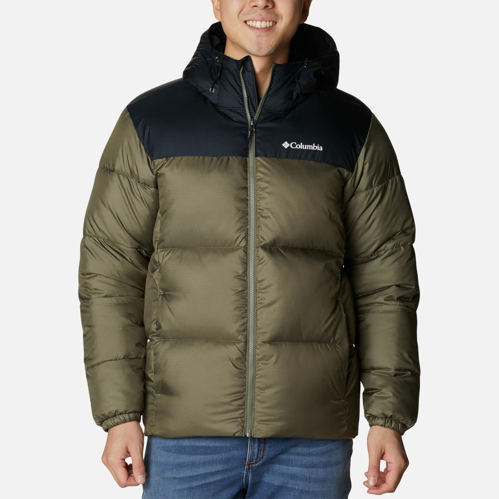 Columbia Puffect Hooded Shell Jacket in Green for Men | Lyst UK