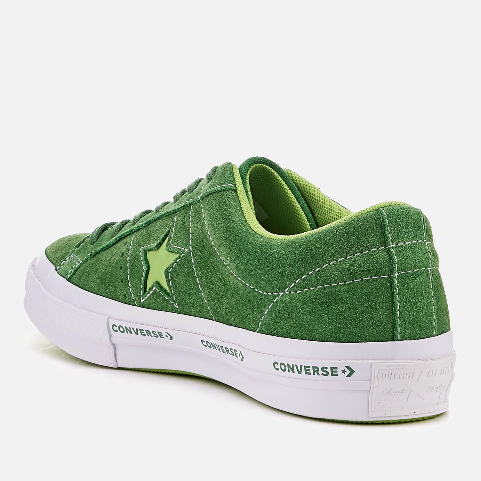 Converse Leather One Star Ox Trainers in Mint Green/Jade Lime/White (Green)  for Men - Lyst