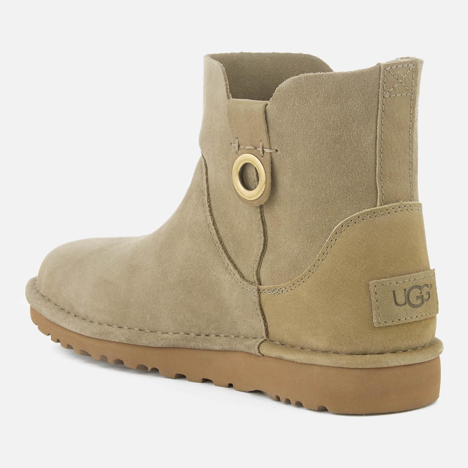 UGG Gib Suede Unlined Ankle Boots in Khaki Green (Green) - Lyst