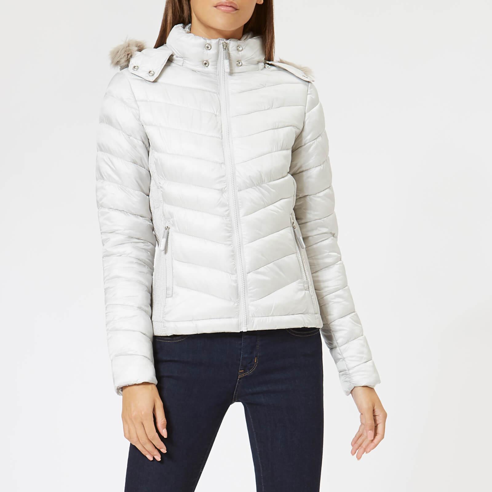 superdry hooded luxe chevron fuji jacket