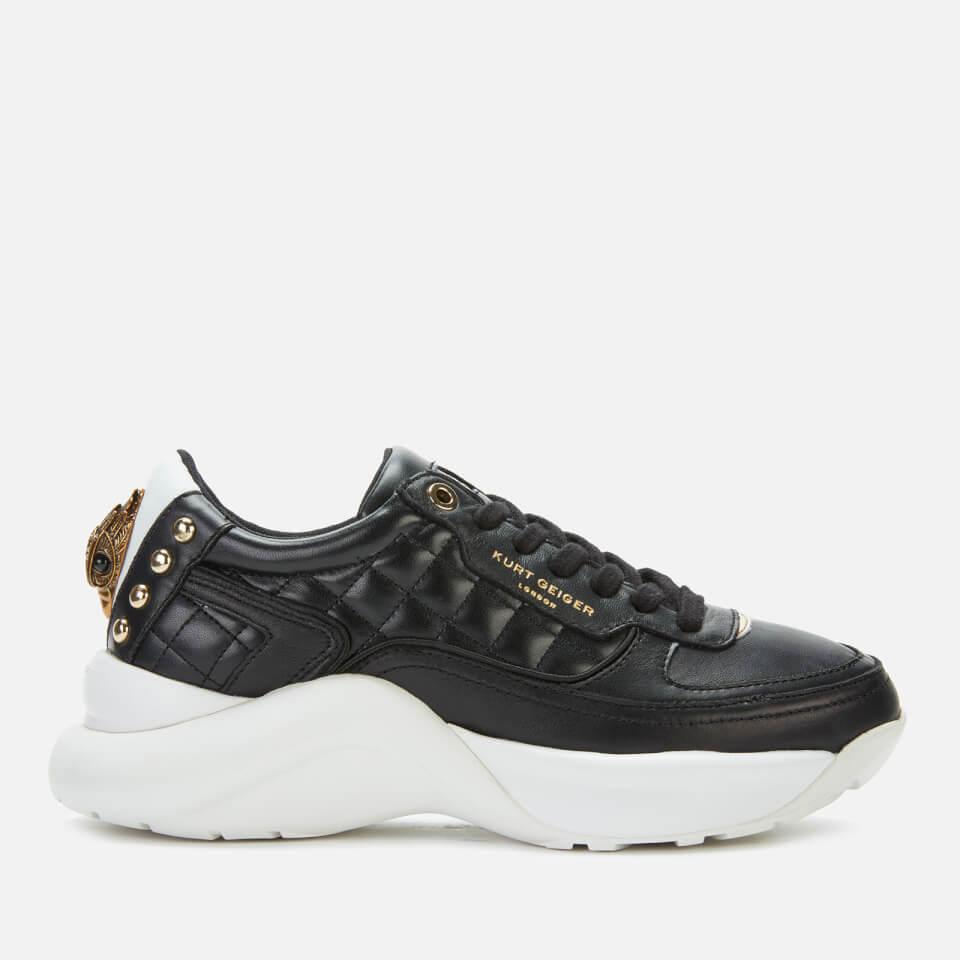 kg by kurt geiger chunky trainer in black