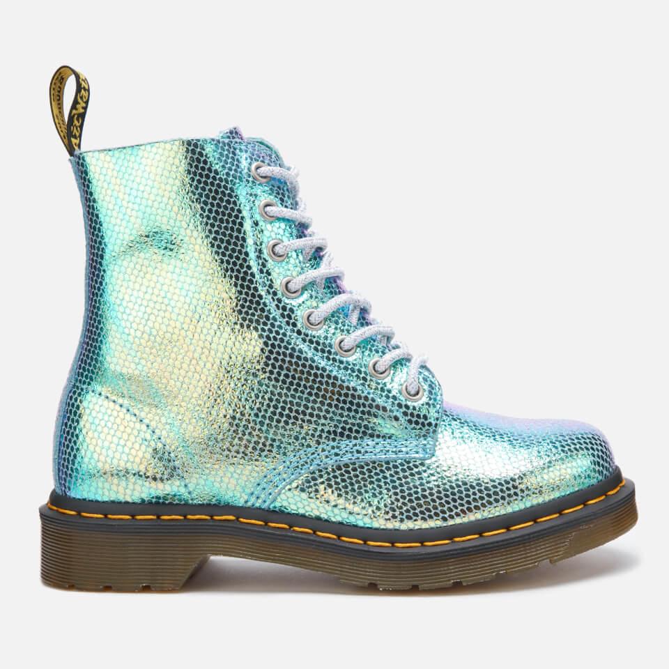 dr martens iridescent boots