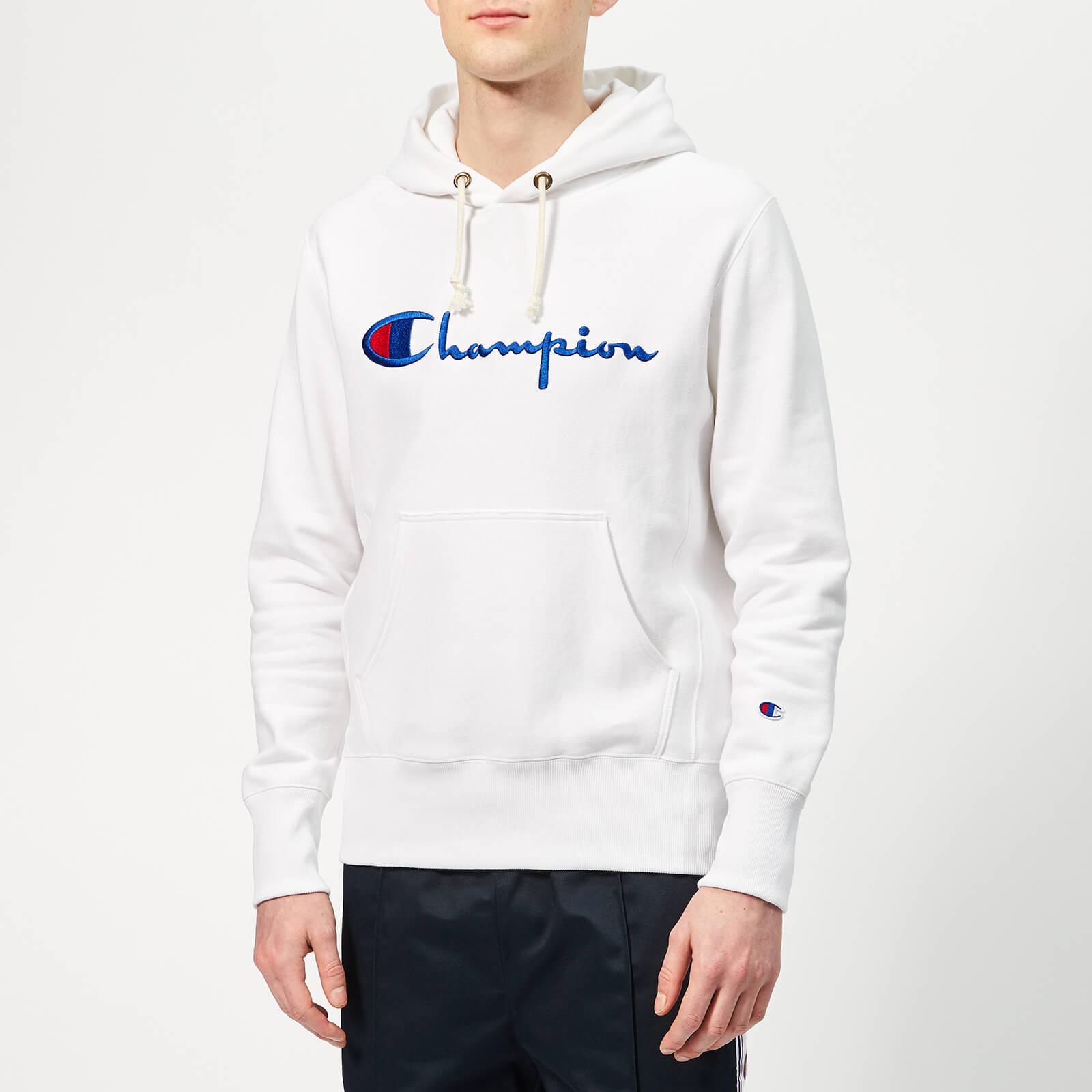 white hoodie mens champion