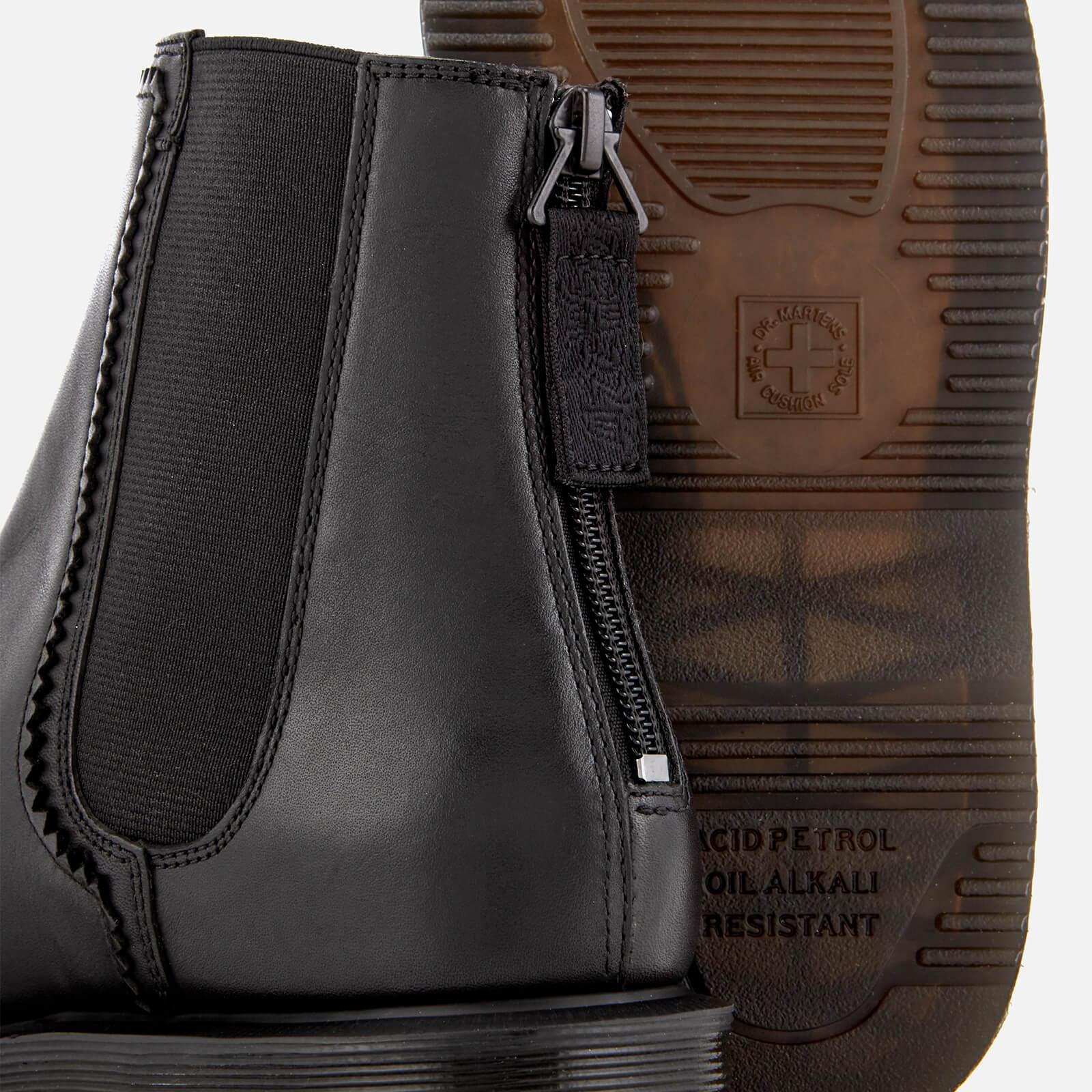 Dr. Martens Zillow Temperley Leather Zip Back Chelsea Boots in Black | Lyst  Australia