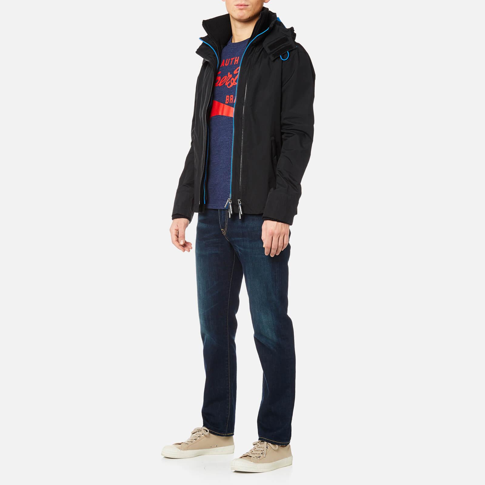 superdry tech hood pop zip windcheater nb