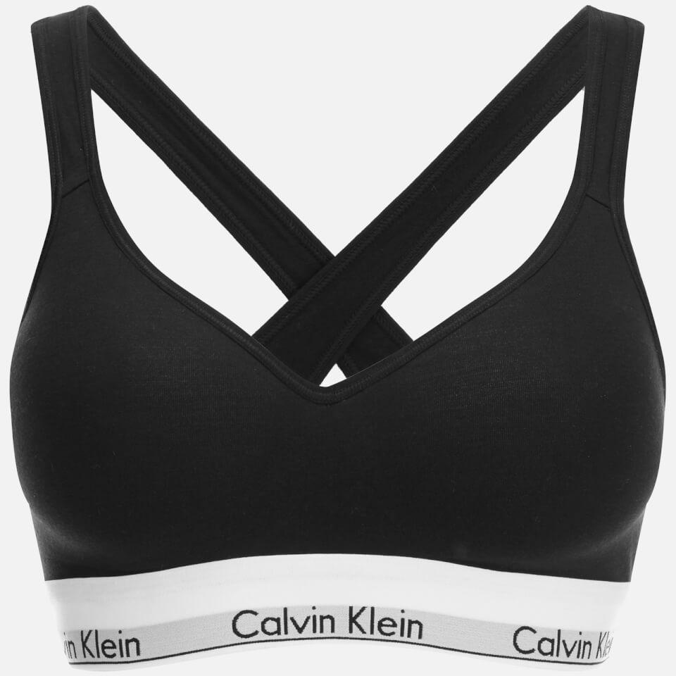 Calvin Klein Modern Cotton Lift Bralette in Black Save 26 Lyst