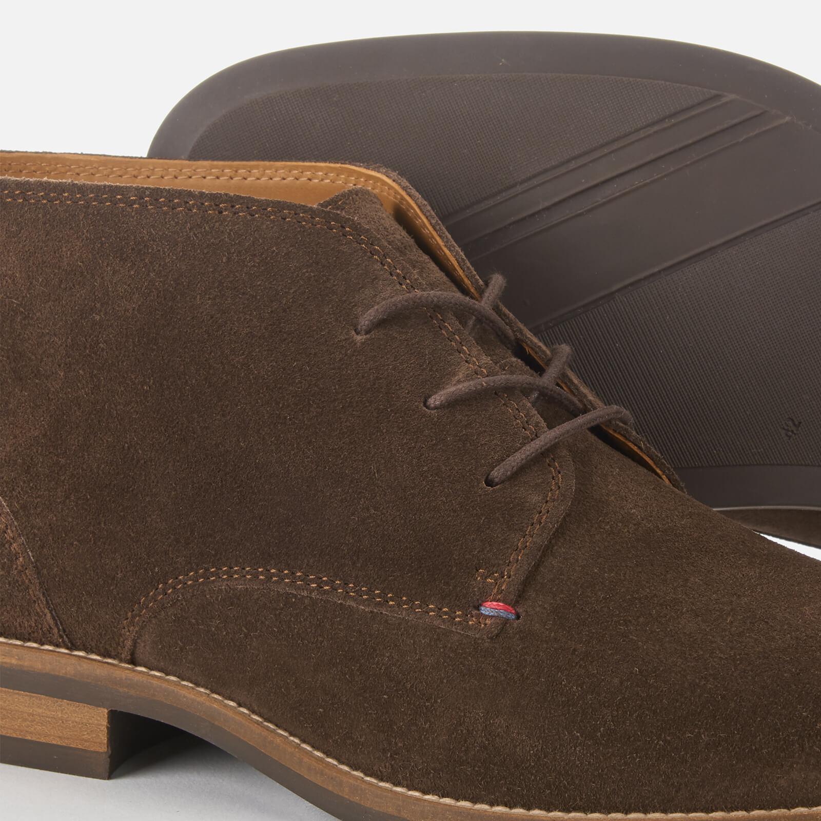 Tommy Hilfiger Essential Suede Desert Boots in Brown for Men | Lyst