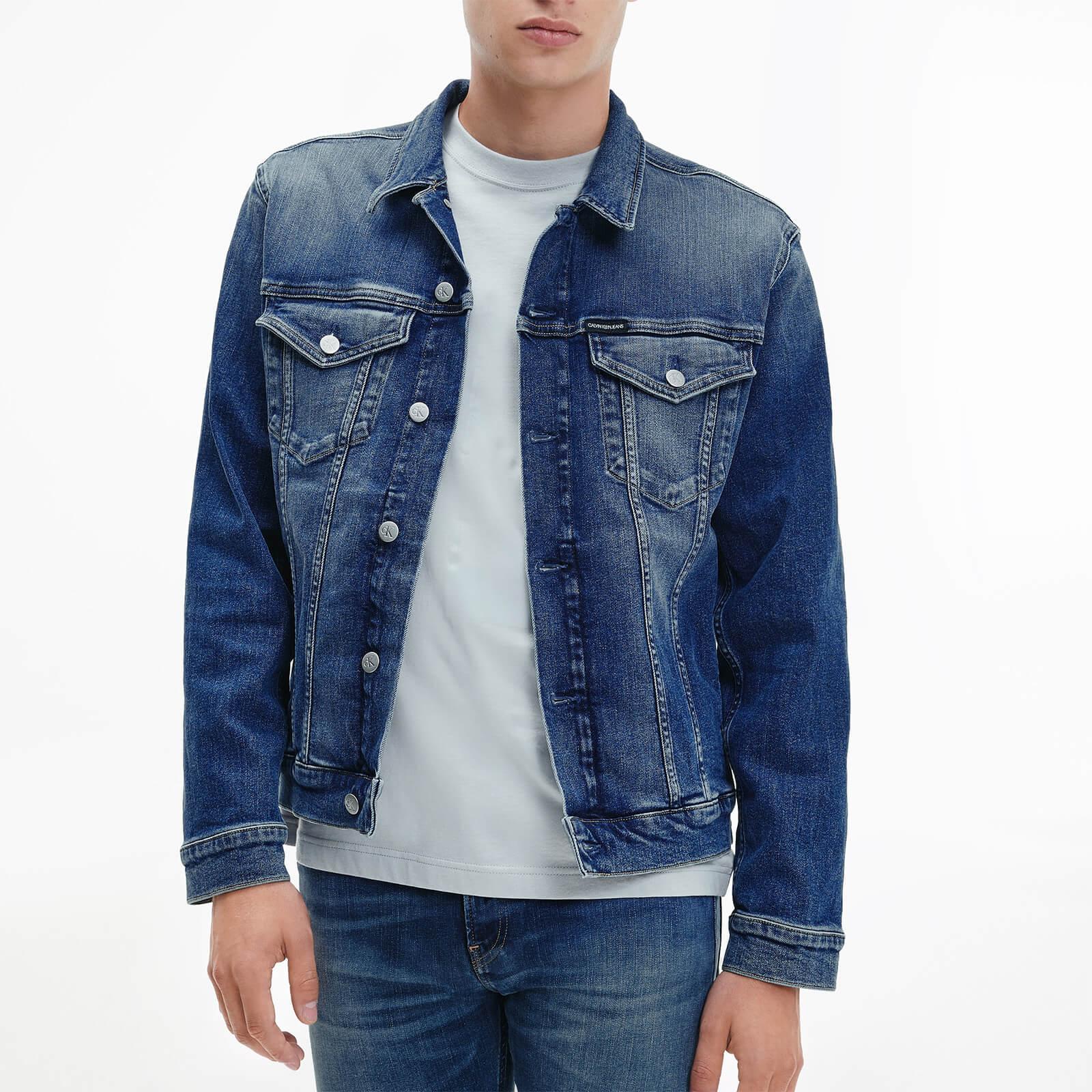 Calvin Klein Modern Essential Denim Jacket in Blue for Men | Lyst