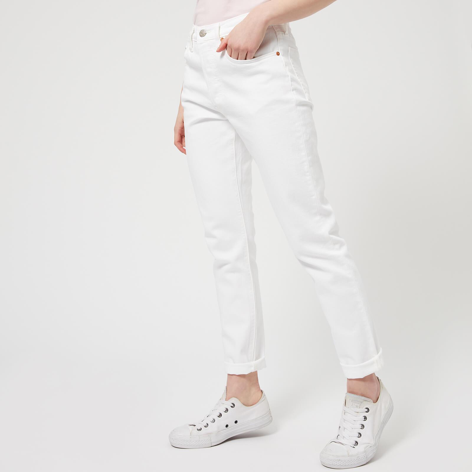 white skinny levis