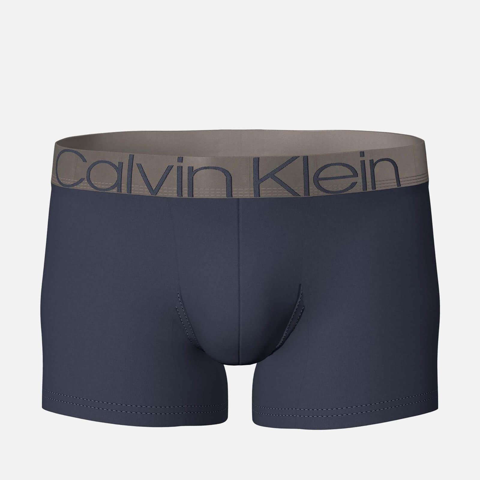Calvin Klein Trunk Boxer Shorts in Blue for Men | Lyst