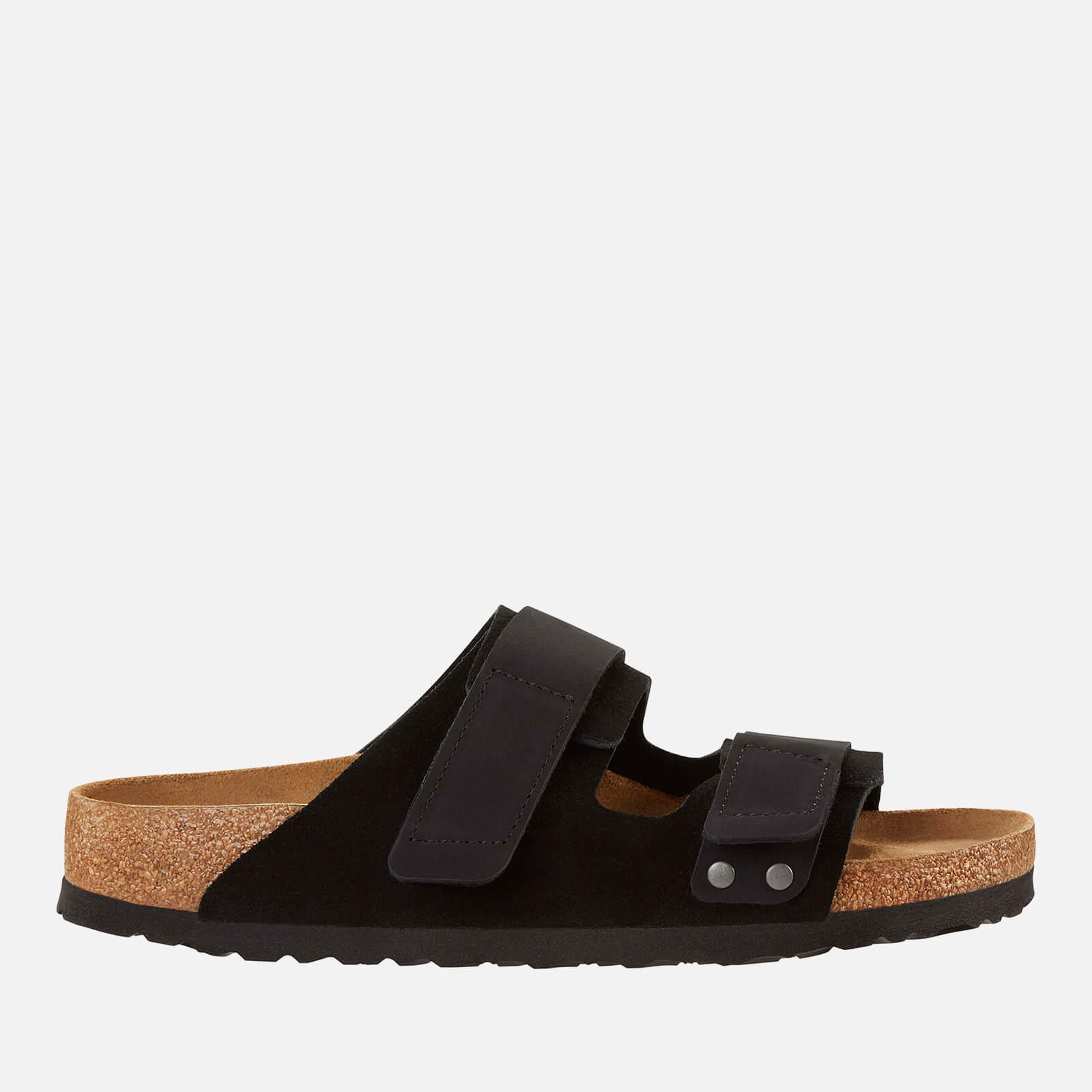 Black double strap birkenstocks outlet