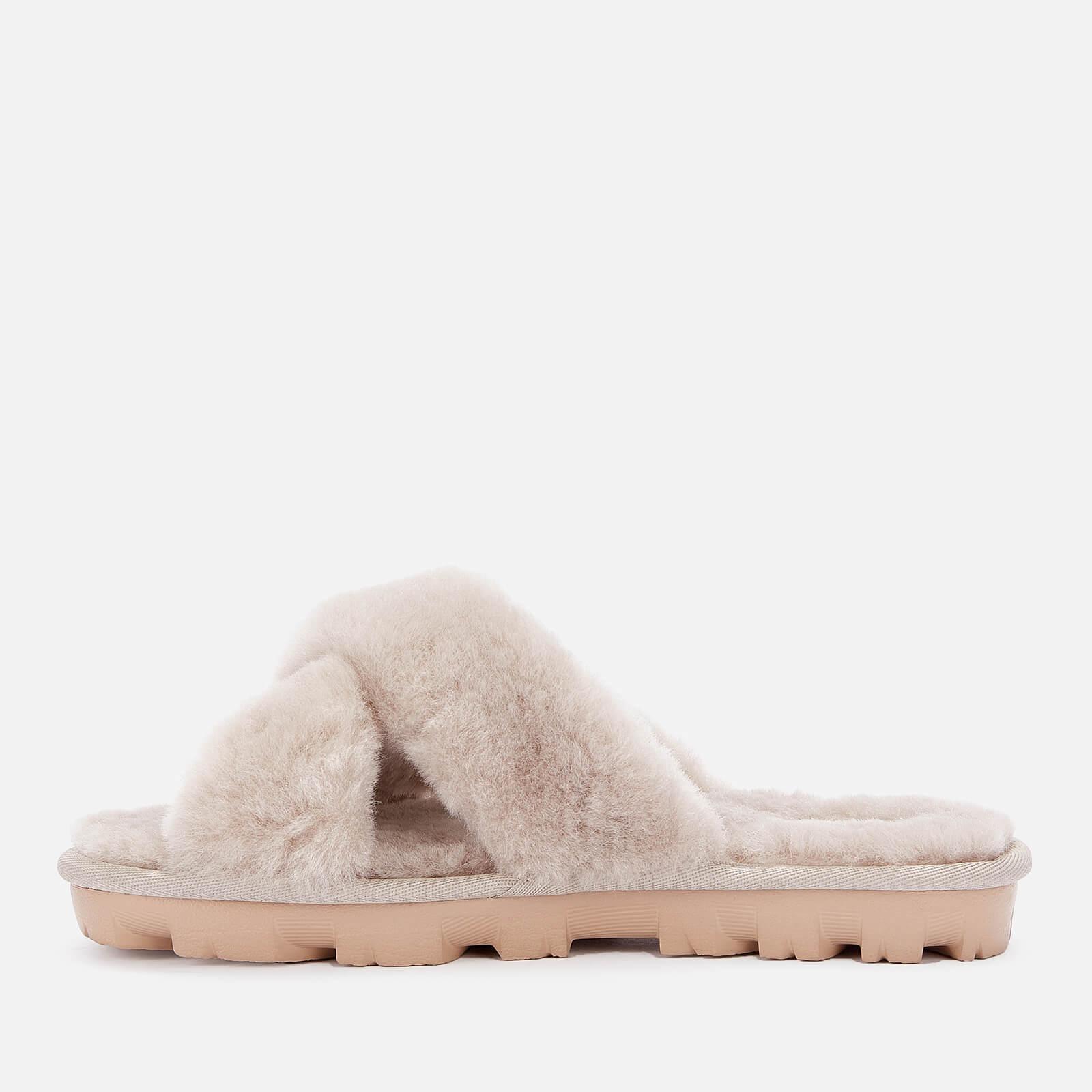 ugg fuzzette slide grey