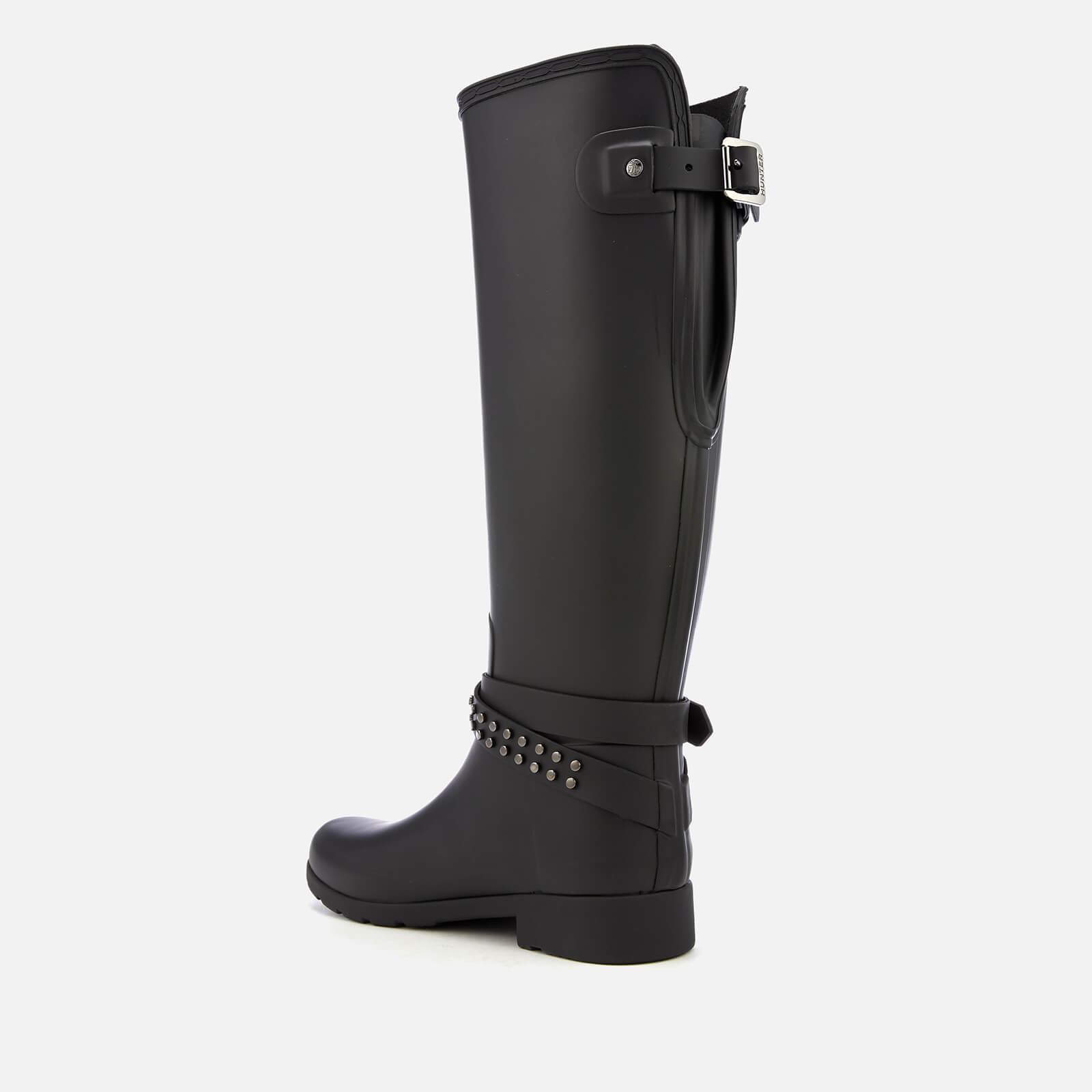 black hunter wellies size 10