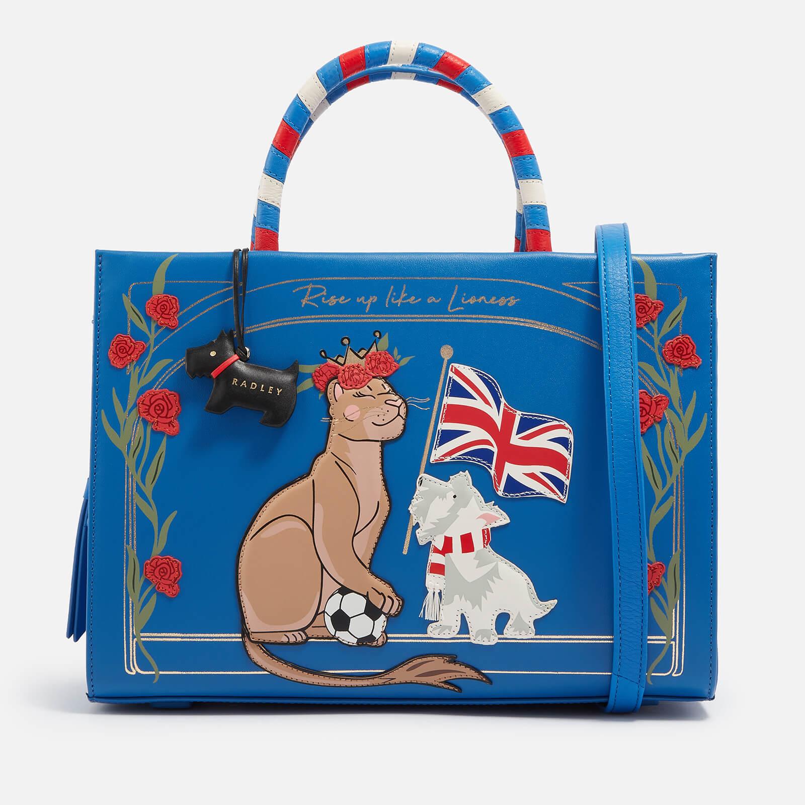 Radley The World Cup Leather Multiway Tote Bag in Blue | Lyst