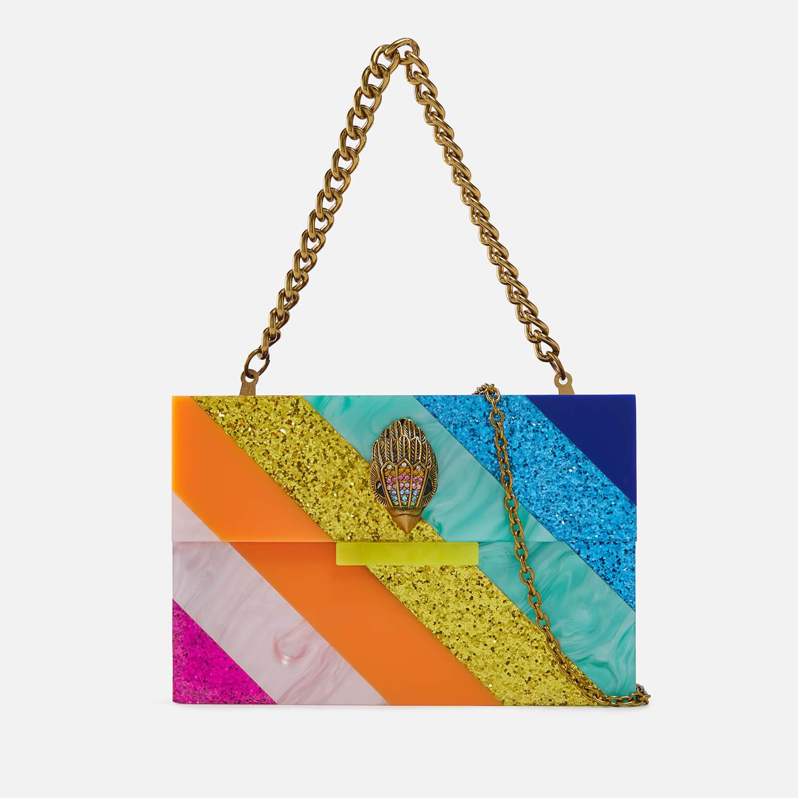 Kurt Geiger Kensington Acrylic Clutch Bag in Purple Lyst