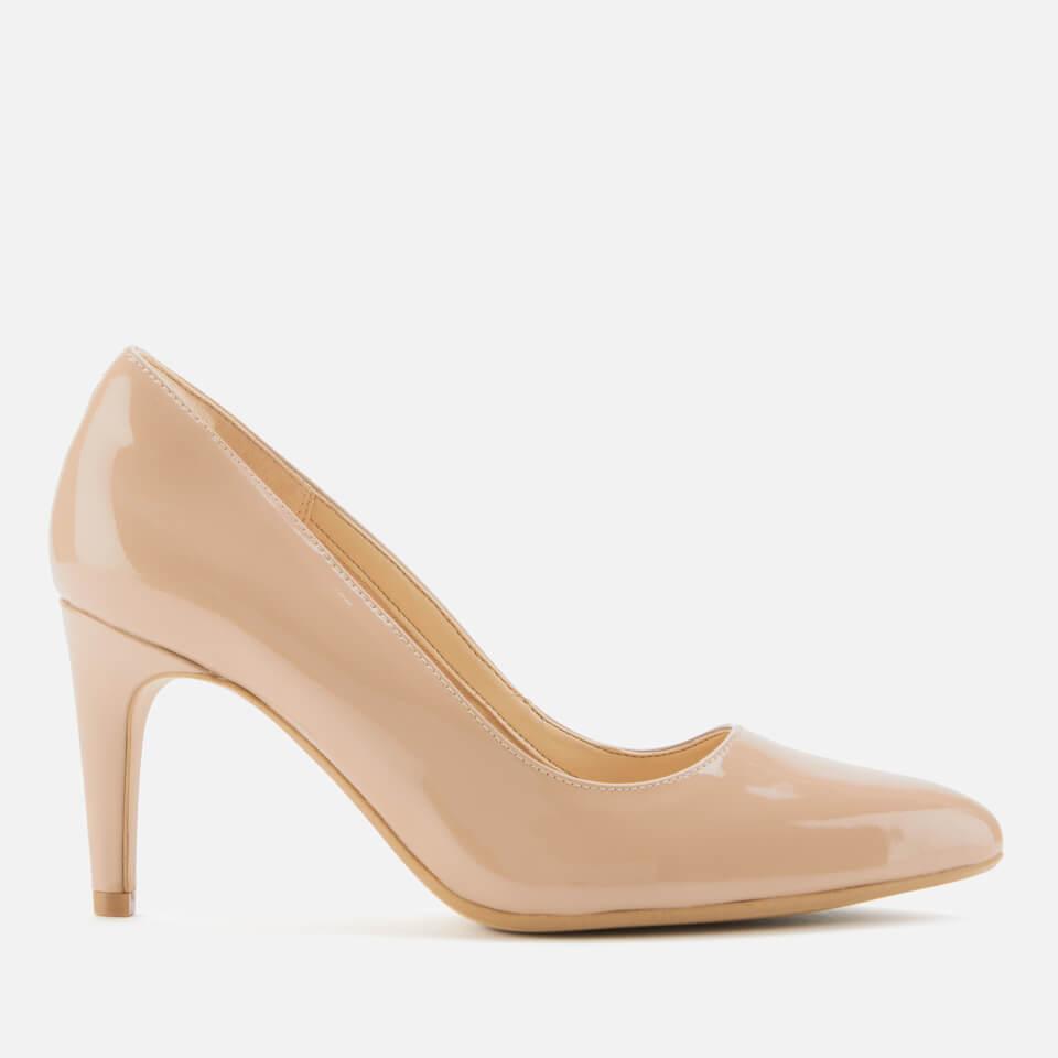Clarks Leather Laina Rae Patent Court Shoes in Nude (Natural) - Lyst