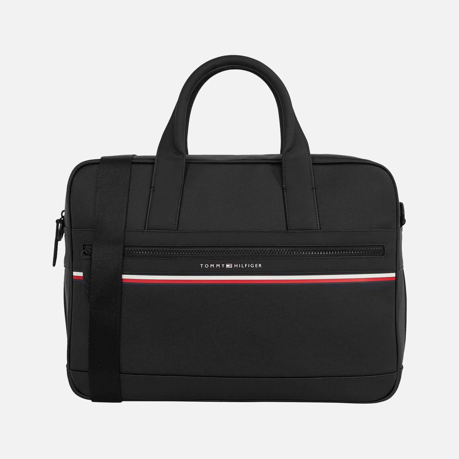 Tommy Hilfiger Stripe Computer Bag in Black for Men | Lyst