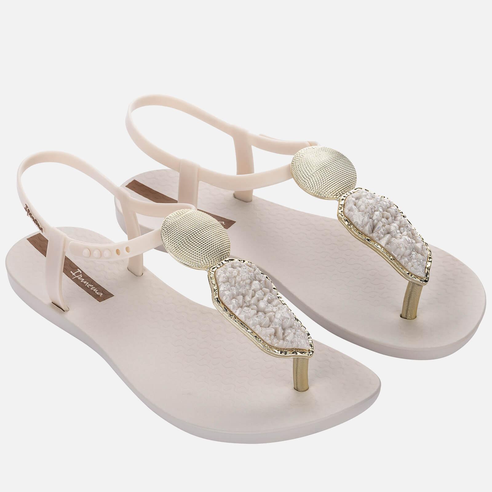Ipanema Elegant Crystal Sandals in White | Lyst