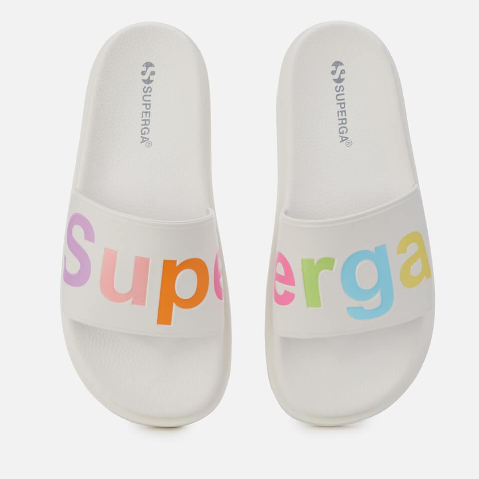 Superga 1919 Puw Slide Sandals in White | Lyst Canada