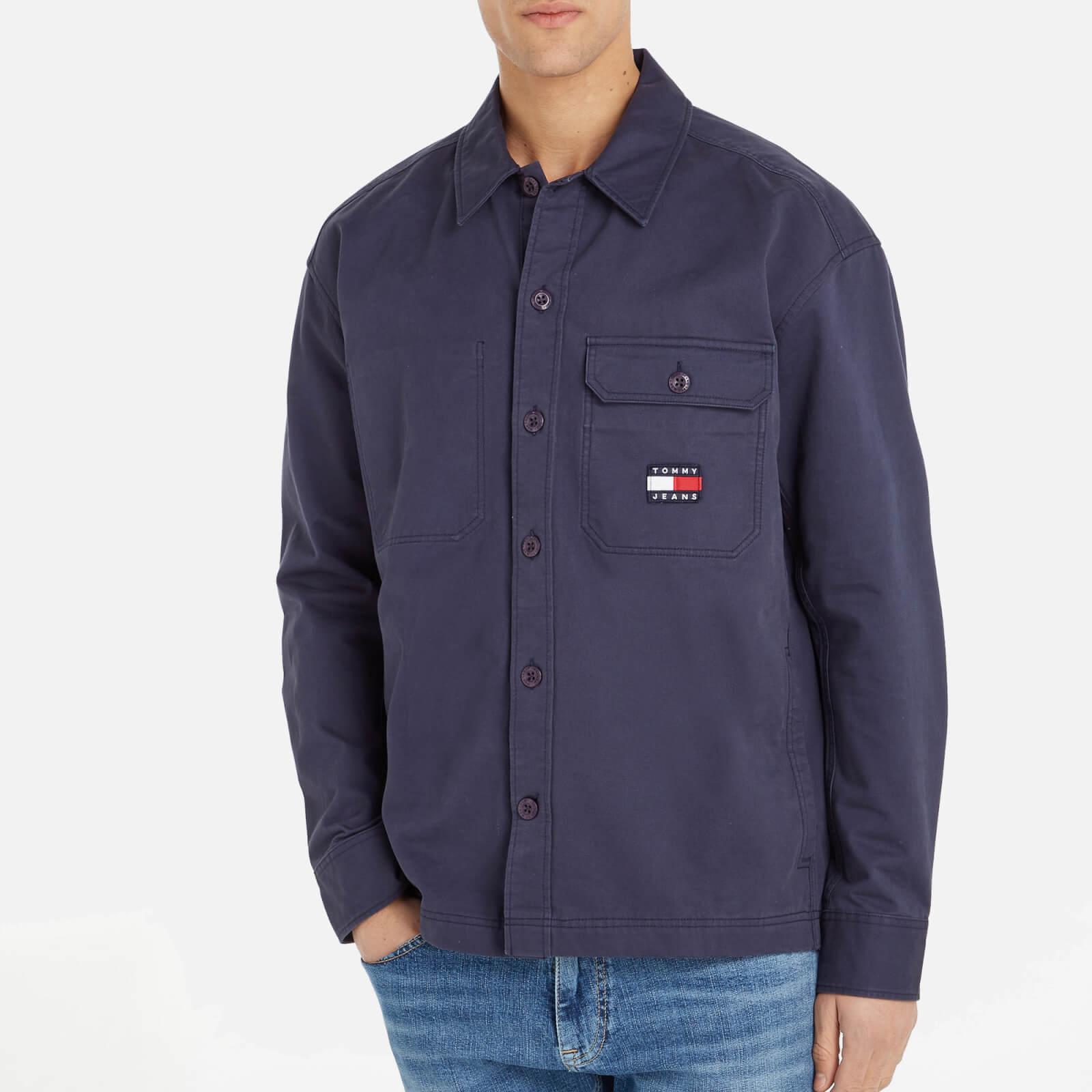 overrasket Hør efter klar Tommy Hilfiger Essential Oxford-cotton Overshirt in Blue for Men | Lyst