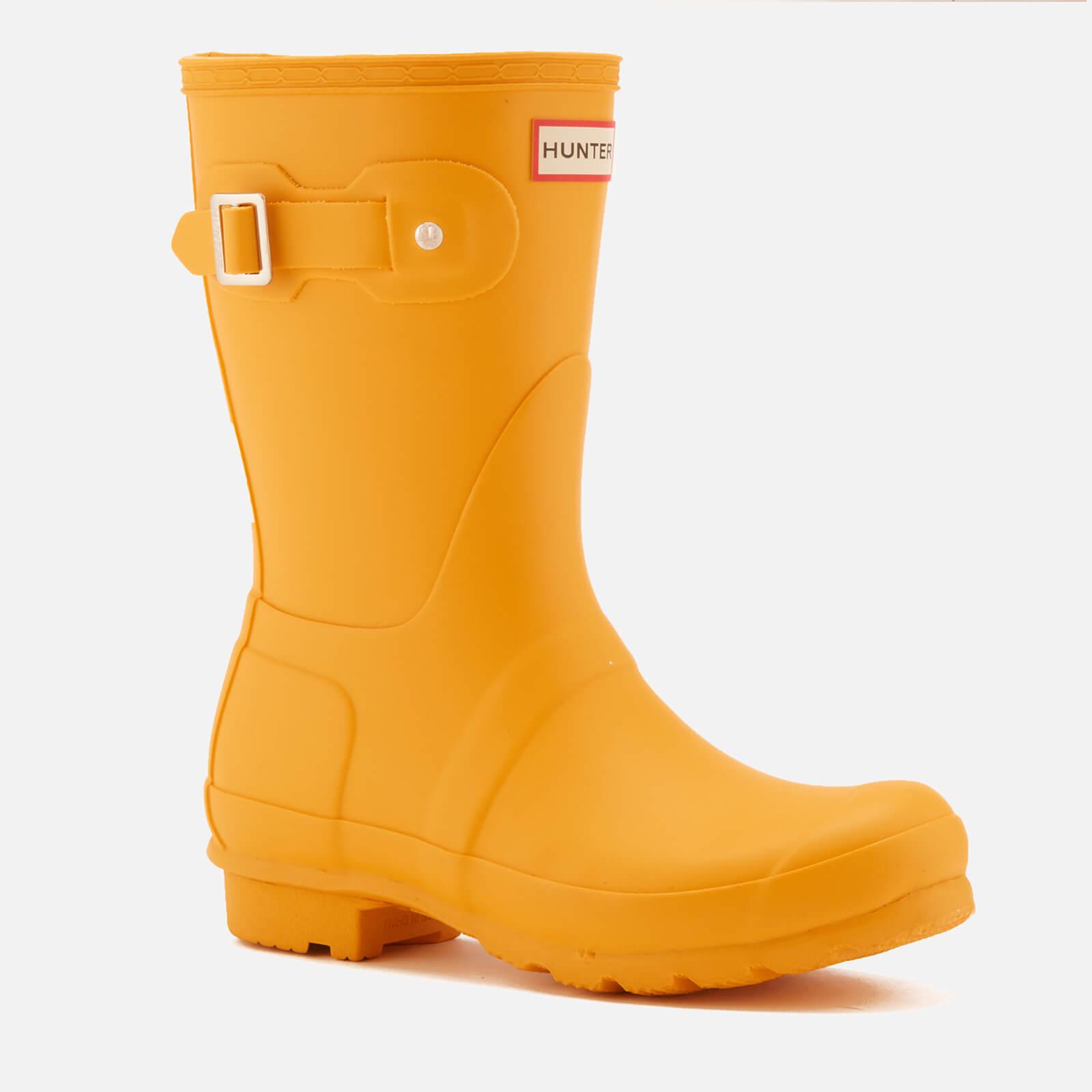 Hunter Rubber Original Short Wellies In Yellow For Men - Lyst