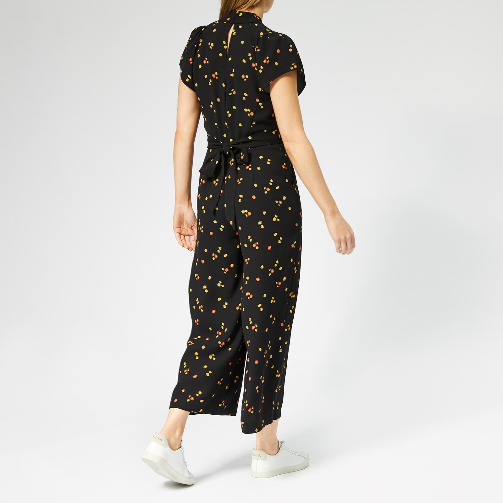 whistles micro floral jumpsuit
