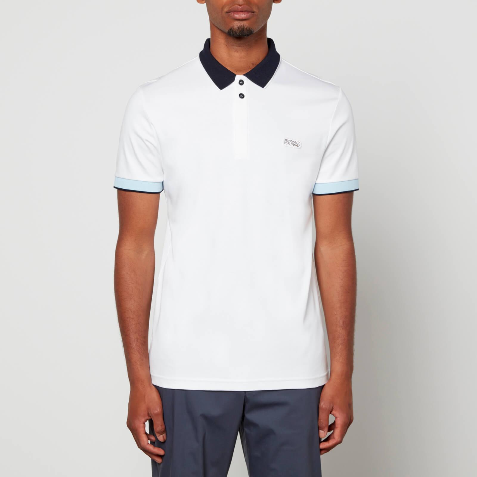 BOSS by HUGO BOSS Paule Cotton-blend Piqu? Polo Shirt in White for Men |  Lyst