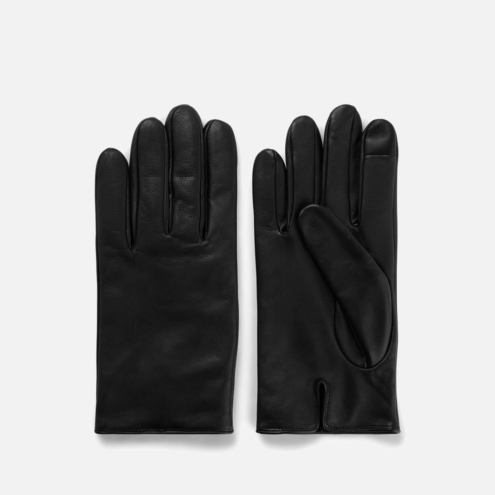 BOSS by HUGO BOSS Leather Gloves in Black for Men | Lyst